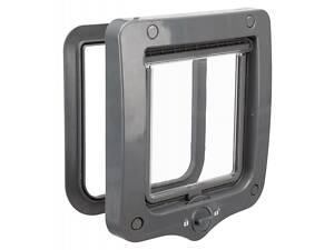 Двери для котов Trixie двусторонние 20x22 cм Серые (4011905442020)