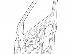 Дверь передняя правая HYUNDAI H350 2015-2020 гг.