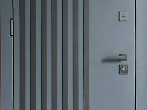 Двери входные Ваш Вид Афина Краска МДФ Антрацит 960х2050х96 Л/П