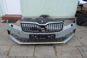 SKODA SUPERB III LIFT 3V ПЕРЕДНЕЕ БАМПЕР BDB