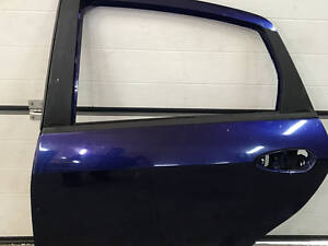 Двері задні ліві Fiat Linea 2007-2015 темно-синій металік