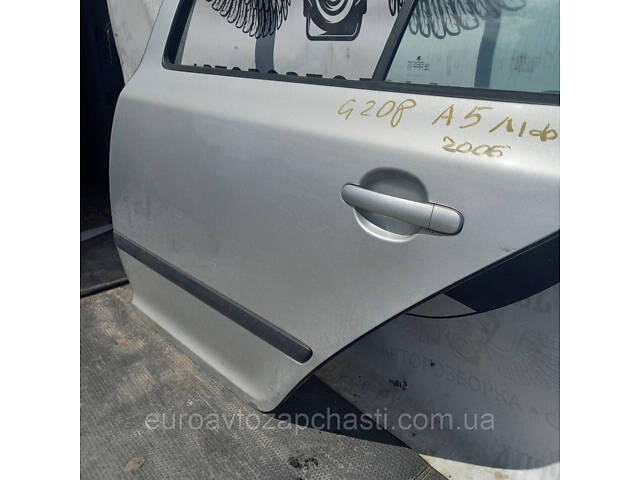 Задняя левая дверь Skoda Octavia A5, 2006, лифт, 21761690 - Фото 1