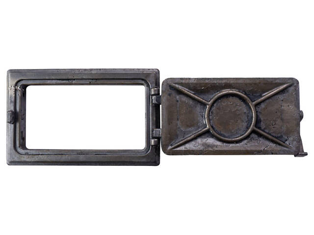 Дверцы для печи DV 260 x 165 мм поддувные (Ч22) - Фото 3