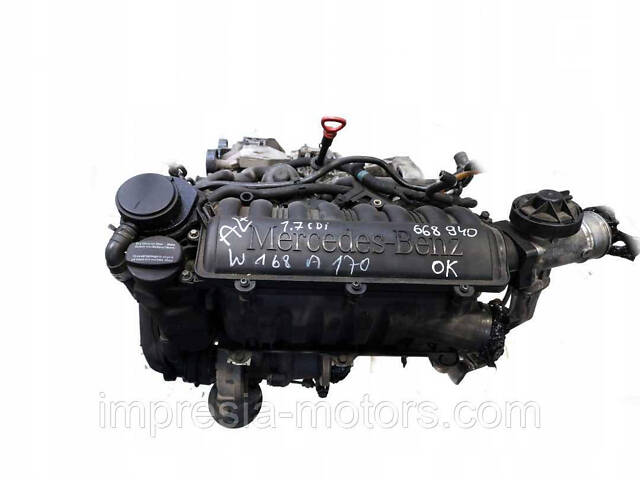 Двигун MERCEDES A170 W168 1.7 CDI 668940