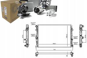 ДВИГУН РАДІАТОР ВОДЯНИЙ AUDI A1 CITY CARVER SEAT ARONA IBIZA V