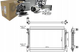 Двигун радіатор WATER SEAT ARONA IBIZA V SKODA KAMIQ VW POLO VI 1.6