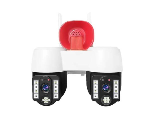 Подвійна камера відеоспостереження A2S Wi-Fi з сиреною - Фото 1