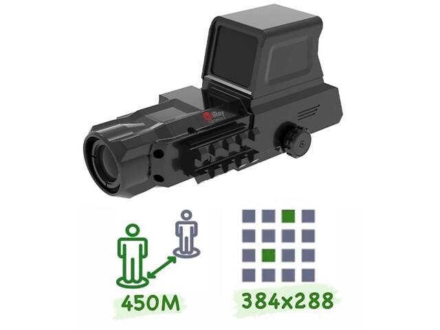 Двухканальный тепловизионный прибор INFIRAY (iRay) Fast FAL19/1x34D