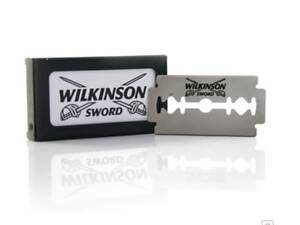 Двосторонні леза Wilkinson Sword для T-подібних верстатів блок 20 уп. по 5 шт. (W0033)