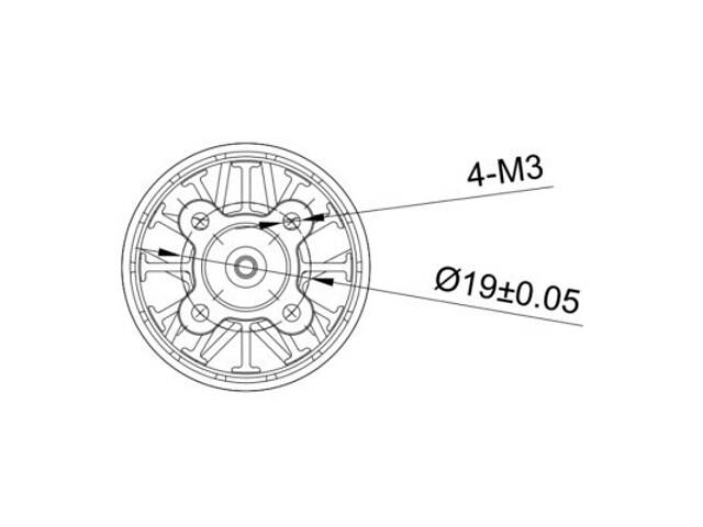 Двигун для дрона Hobbyporter 3115 640KV (HP3115-KV640) - Фото 6