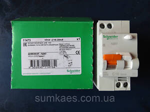 Дифференциальный автомат 11473 Schneider Electric АД63 дифавтомат выключатель узо