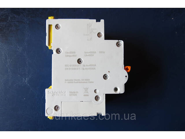 Дифференциальный автомат 11473 Schneider Electric АД63 дифавтомат выключатель узо - Фото 5