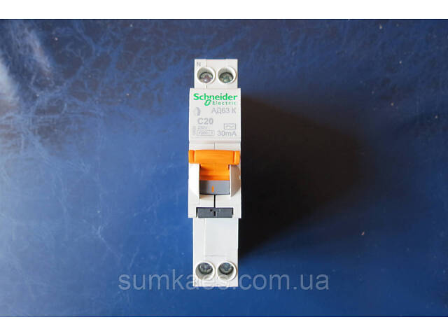 Дифференциальный автомат 12523 Schneider Electric АД63К дифавтомат выключатель - Фото 4