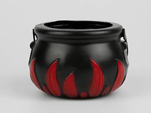 Димова машина RESTEQ на Хеллоуїн з підсвічуванням. Генератор туману для Хеллоуїна у вигляді казана. Димова машина у формі казана.