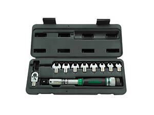 Динамометрический ключ со сменными головками TOPTUL 3/8' 10ед. 6-30Nm GAAI1001