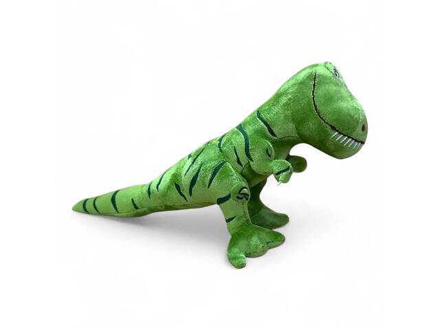 Динозавр RESTEQ зеленого кольору 40 см. Плюшева м`яка іграшка Динозавр Тиранозавр - Фото 3