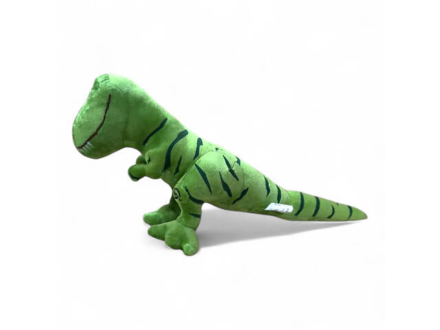 Динозавр RESTEQ зеленого кольору 40 см. Плюшева м`яка іграшка Динозавр Тиранозавр - Фото 4