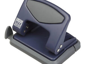 Діркопробивач Buromax металевий MORANDI STYLE, до 25 аркушів, 115 х 96 х 89 мм, синій (BM.4042-02)