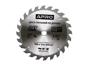 Диск пильний Apro 190 x 20 мм x 24T (830169)