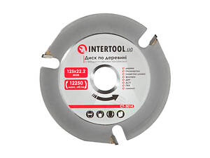 Диск пильний по дереву Intertool 125 x 22.2 мм x 3T PRO (CT-3014)
