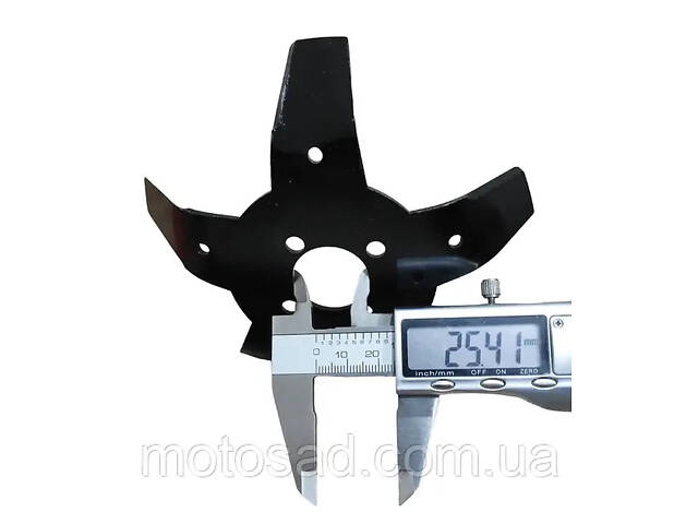 Диск розпушувач ґрунту для мотокоси тримера, насадка для прокладання 5T, Диск розпушувач ґрунту для бензокоси - Фото 3