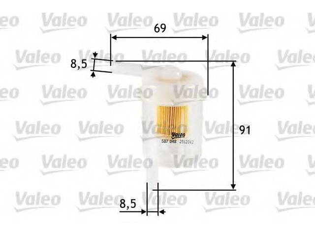 Диск VALEO MB13 на MITSUBISHI ECLIPSE Mk II (D3_A) - Фото 1