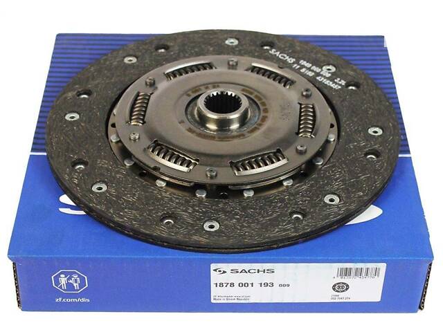 Диск сцепления Audi A4 2000-2005 SACHS 1878 001 193 - Фото 1