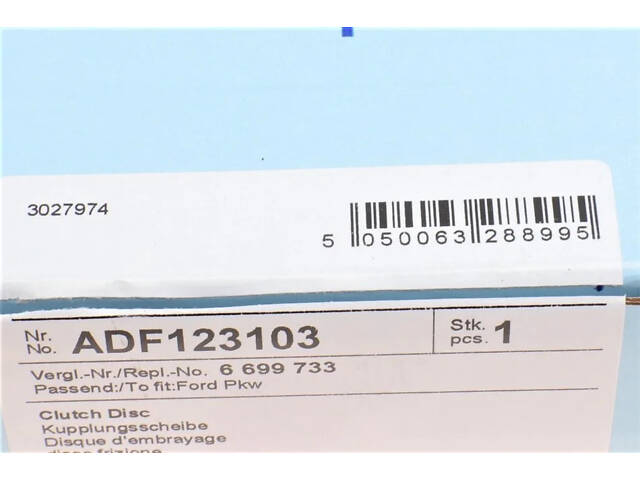 Диск зчеплення BLUE PRINT ADF123103 Ford Transit 1657953, 5019583, 5029110 - Фото 4