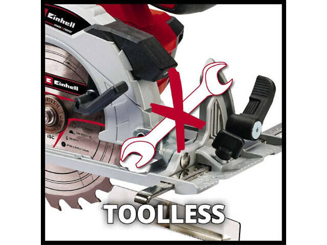 Дискова пила Einhell TE-CS 18/150 Li - Solo акум., PXC, 18В, диск 150х10 мм (без АКБ та ЗП) (4331220) - Фото 5