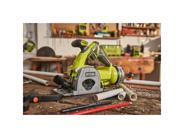 Дискова пила Ryobi R18MMS-0, 18В ONE+, диск 85мм (без АКБ та ЗП) (5133004515) - Фото 10
