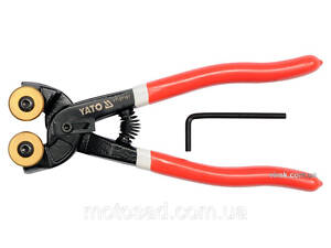 Дискові кусачки для керамічної плитки YATO, довжина 200 мм, професійний інструмент для плиточних робіт