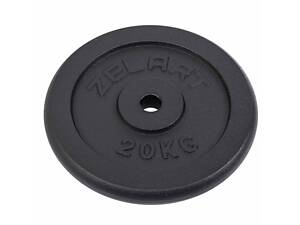 Диски Zelart TA-7785-20 30 мм 20 кг Черный