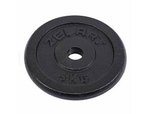 Диски Zelart TA-7785-5 30 мм 5 кг Черный
