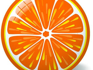 Дитяча іграшка м'яч апельсин 23 см, 11/2944 STAR (Греція)