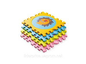 Дитячий килимок-пазл Цифри та Звірі WCG EVA 30х30х1,2 - 1 шт, Оригінал!