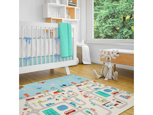 Дитячий складаний розвиваючий термокилимок 200х150х0.6см 'Дорога | Ліс' (235) SW-00000155 - Фото 8