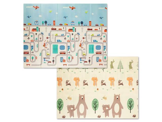 Дитячий складаний розвиваючий термокилимок 200х150х0.6см 'Дорога | Ліс' (235) SW-00000155 - Фото 10