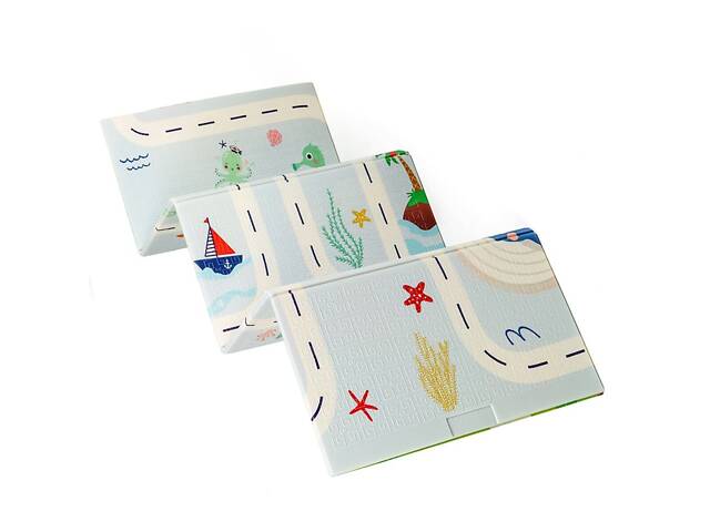 Дитячий складний термокилимок 117см х 177см х 8мм Океан-Зростомір (300) SW-00003030 - Фото 2