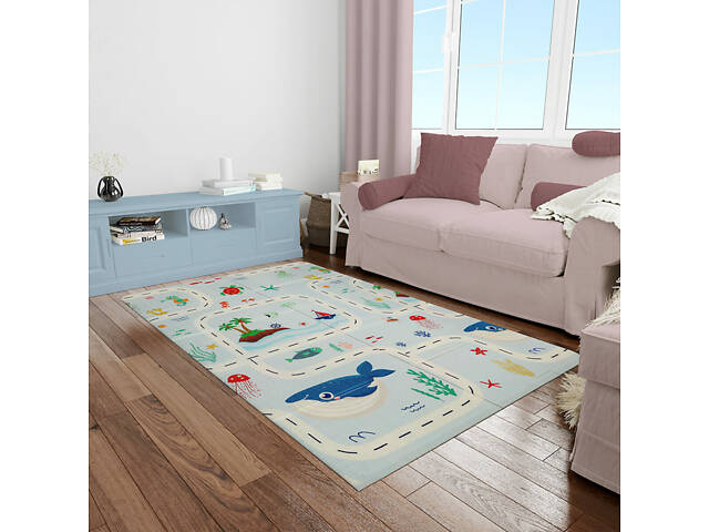 Дитячий складний термокилимок 117см х 177см х 8мм Океан-Зростомір (300) SW-00003030 - Фото 9
