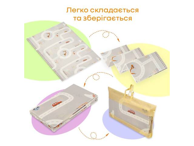 Дитячий складний термокилимок 147cм х 196см х 7мм SW-00003035 - Фото 7