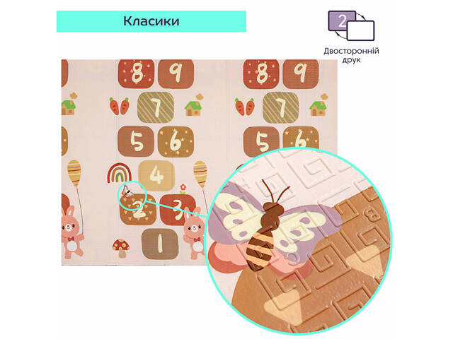 Дитячий складний термокилимок 147cм х 196см х 7мм SW-00003034 - Фото 5