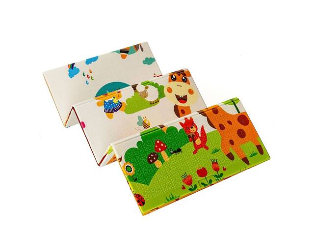 Дитячий складний термокилимок 147см х 177см х 8мм Лисички-Зростомір (303) SW-00003033 - Фото 2