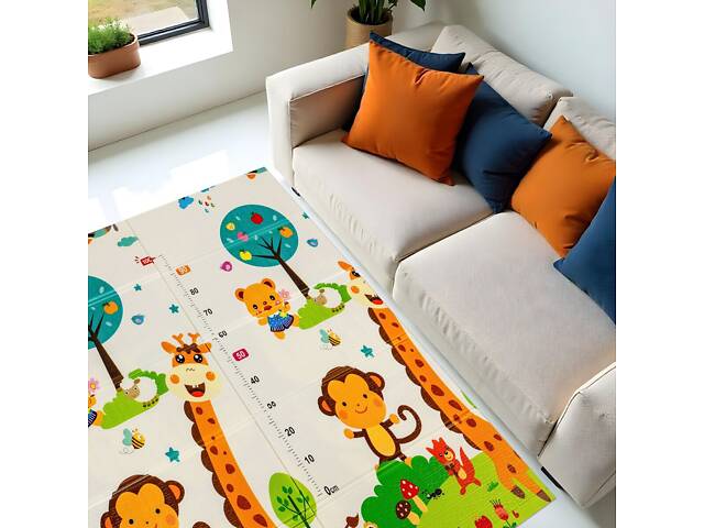 Дитячий складний термокилимок 147см х 177см х 8мм Лисички-Зростомір (303) SW-00003033 - Фото 9