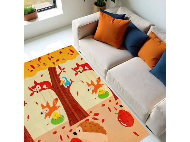 Дитячий складний термокилимок 147см х 177см х 8мм Лисички-Зростомір (303) SW-00003033 - Фото 10