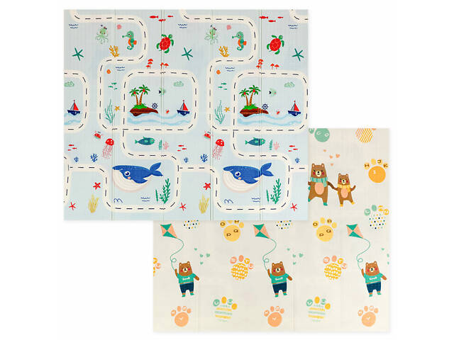 Дитячий складний термокилимок 177см х 195см х 7мм SW-00003036 - Фото 1