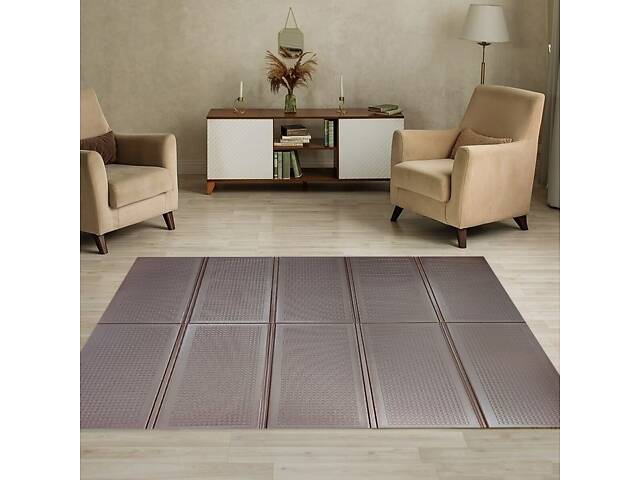 Дитячий складний термокилимок однотонний 2000х1500х10мм Коричневий (298) SW-00001189 - Фото 5