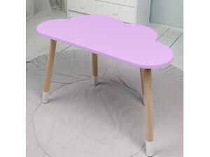 Детский столик облачко 46х70х40, трюмо для девочек до 7 лет, фиолетовый.