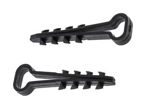 Дюбель-ялинка Apro 14 x 6 мм шліцьова Чорна (100 шт.) (FT-145B)