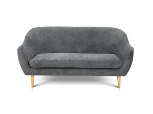 Диван Лагуна велюр темно-сірий