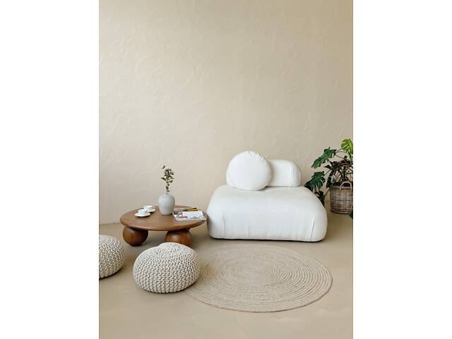 Диван в ідеальному стані білого кольору - Фото 1